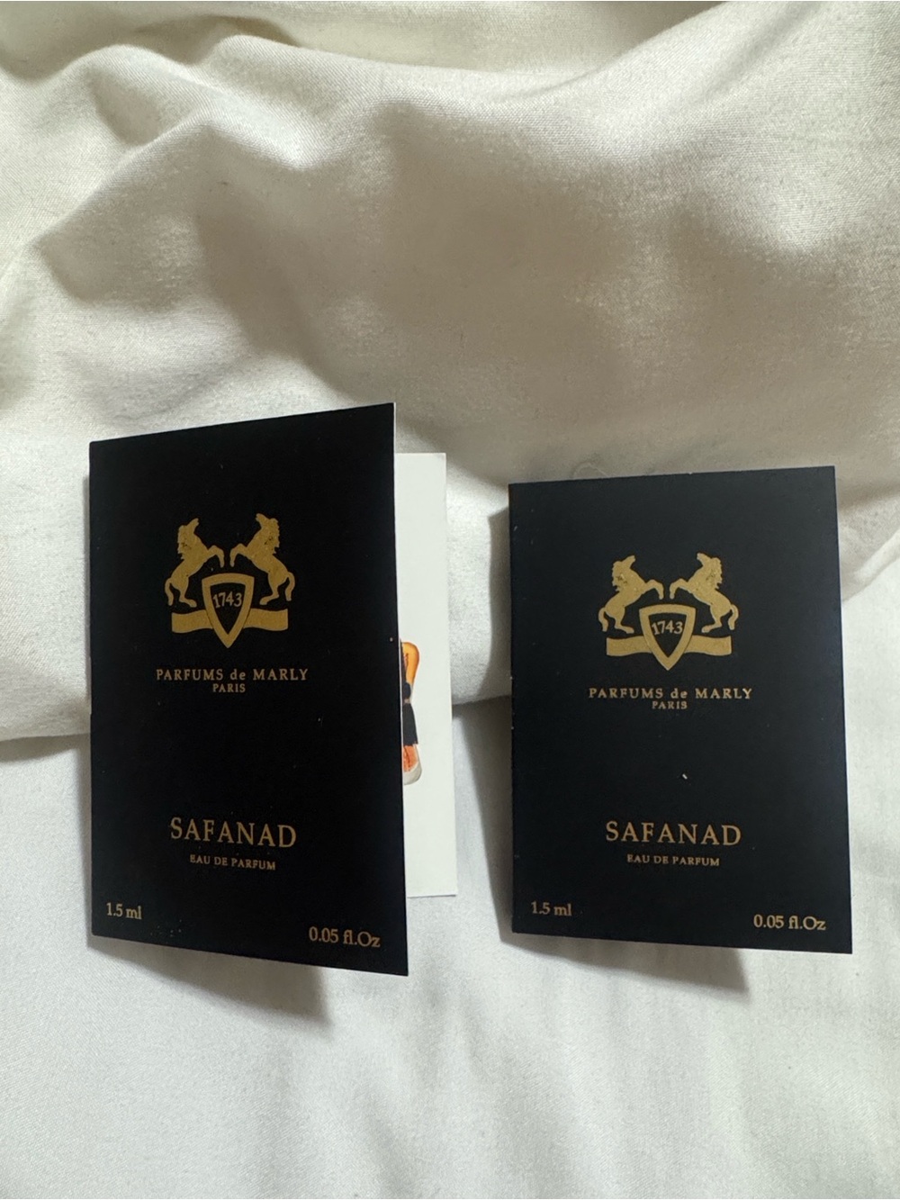 New 2 Parfums de marly Paris Safanad sample